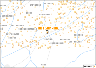map of Kot Samāba
