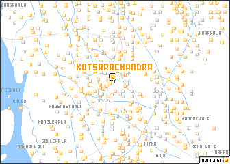 map of Kot Sara Chandra