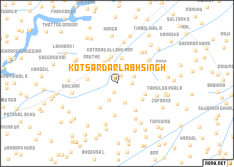 map of Kot Sardār Lābh Singh