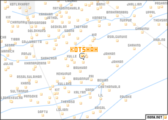 map of Kot Shāh