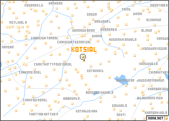 map of Kot Siāl