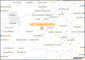 map of Kot Sobha Singh