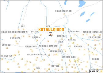 map of Kot Sulaimān