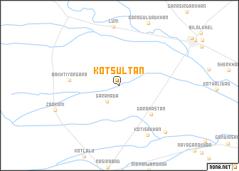 map of Kot Sultān