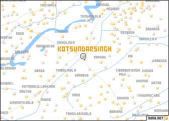 map of Kot Sundar Singh