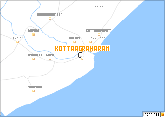 map of Kotta Agrahāram