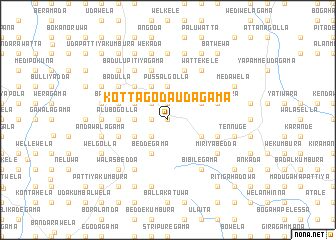 map of Kottagoda Udagama