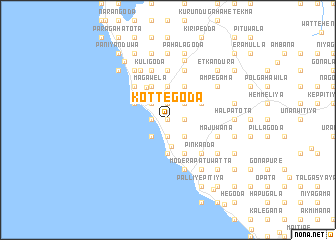 map of Kottegoda