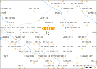 map of Kötten