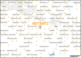 map of Köttewitz