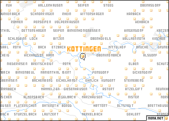 map of Köttingen