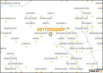 map of Kottingsdorf