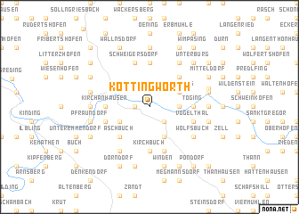 map of Kottingwörth