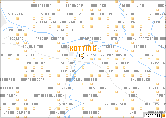 map of Kötting