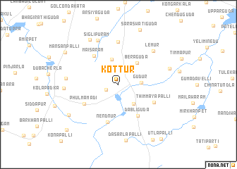 map of Kottur