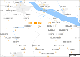 map of Kotul Bainskiy