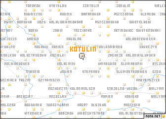 map of Kotulin