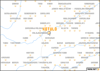 map of Kotulo