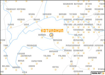 map of Kotumahun