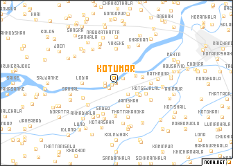 map of Kot Umar