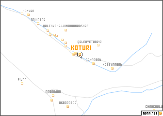 map of Kotūrī