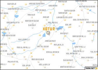 map of Kotūr