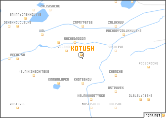 map of Kotush