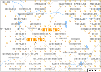 map of Kotuwewa