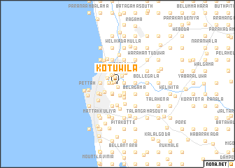 map of Kotuwila