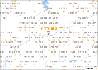 map of Kotvina