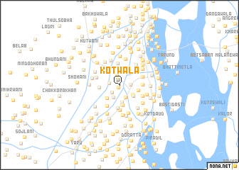 map of Kotwāla