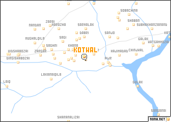 map of Kotwāl