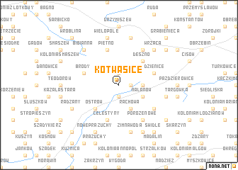 map of Kotwasice