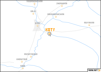 map of Koty