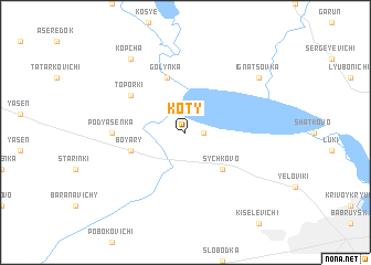 map of Koty