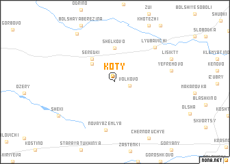 map of Koty