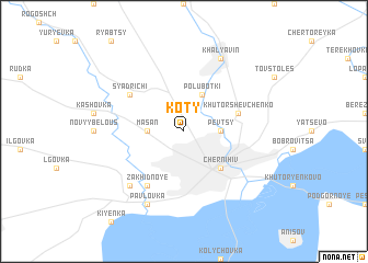 map of Koty