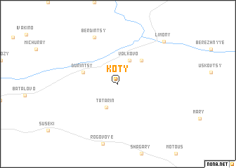 map of Koty