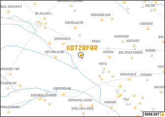 map of Kot Zafar