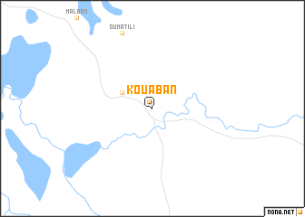 map of Kouaban