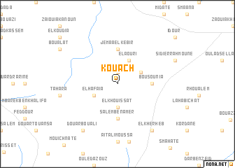 map of Kouach