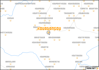 map of Kouadangou