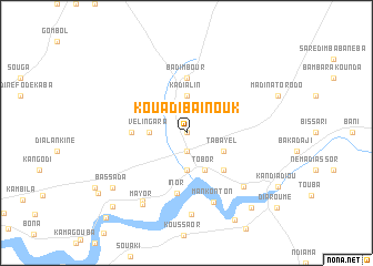 map of Kouadi Baïnouk