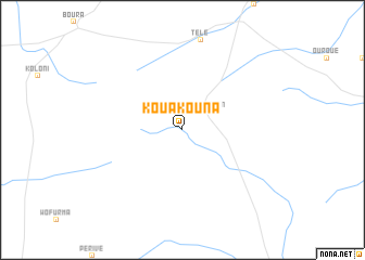 map of Kouakouna