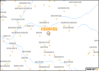 map of Kouakou