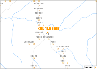map of Koualessis