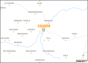 map of Kouana