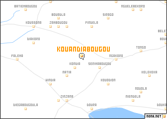 map of Kouandiabougou