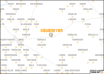 map of Kouaneyan
