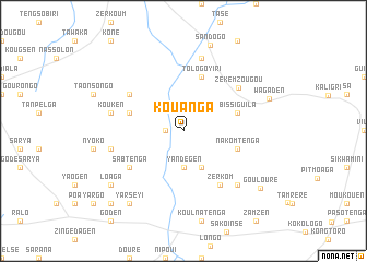 map of Kouanga